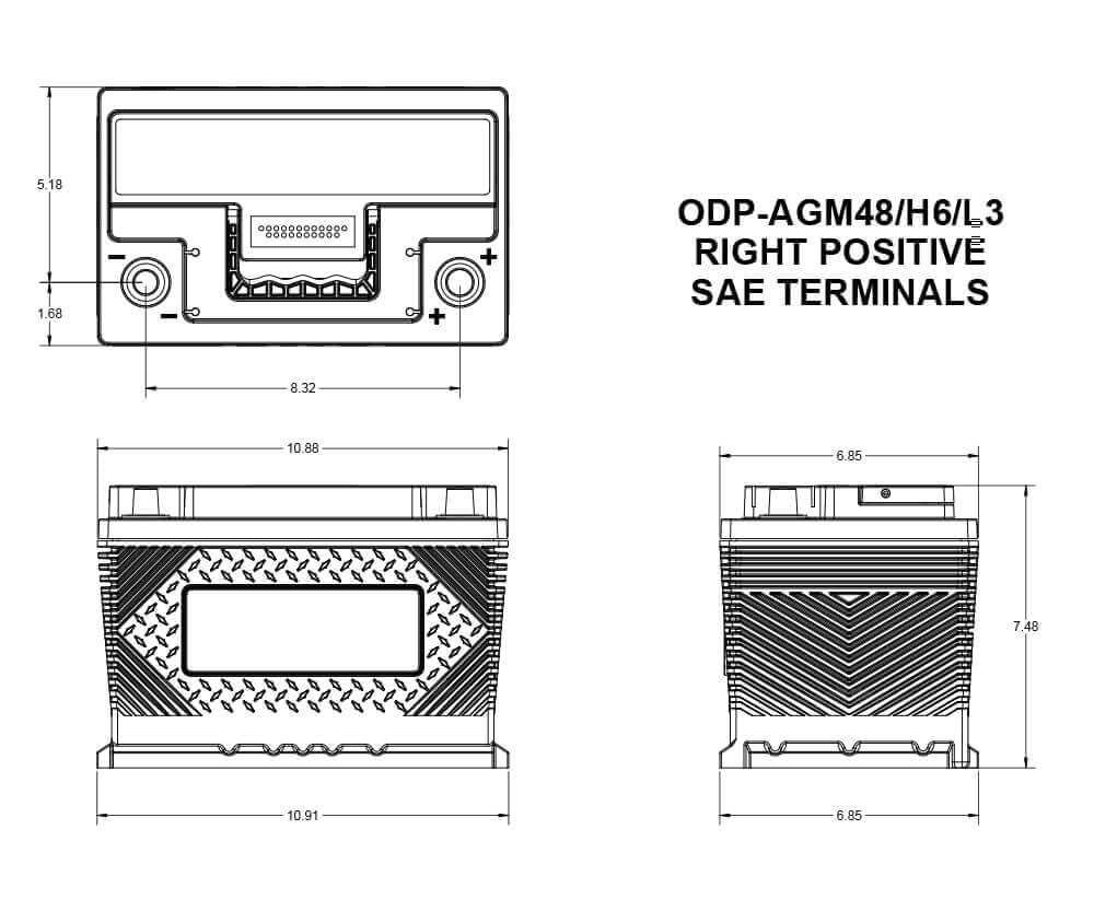 AGM Battery M604