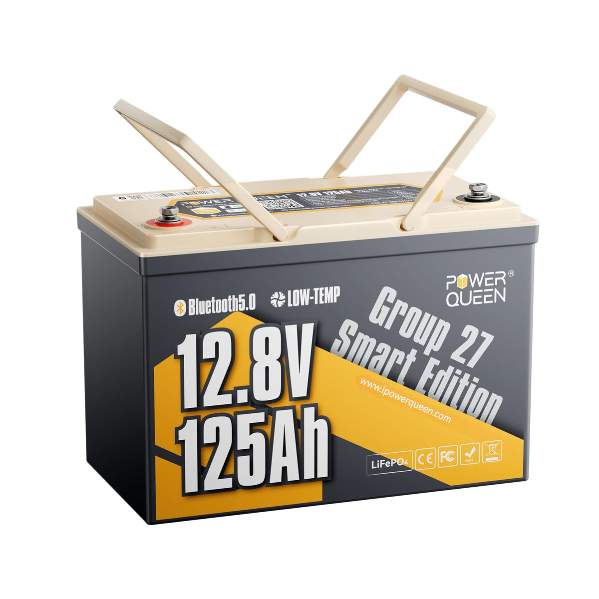 12V 125Ah LiFePO4 Lithium Battery Group 27 Z104909