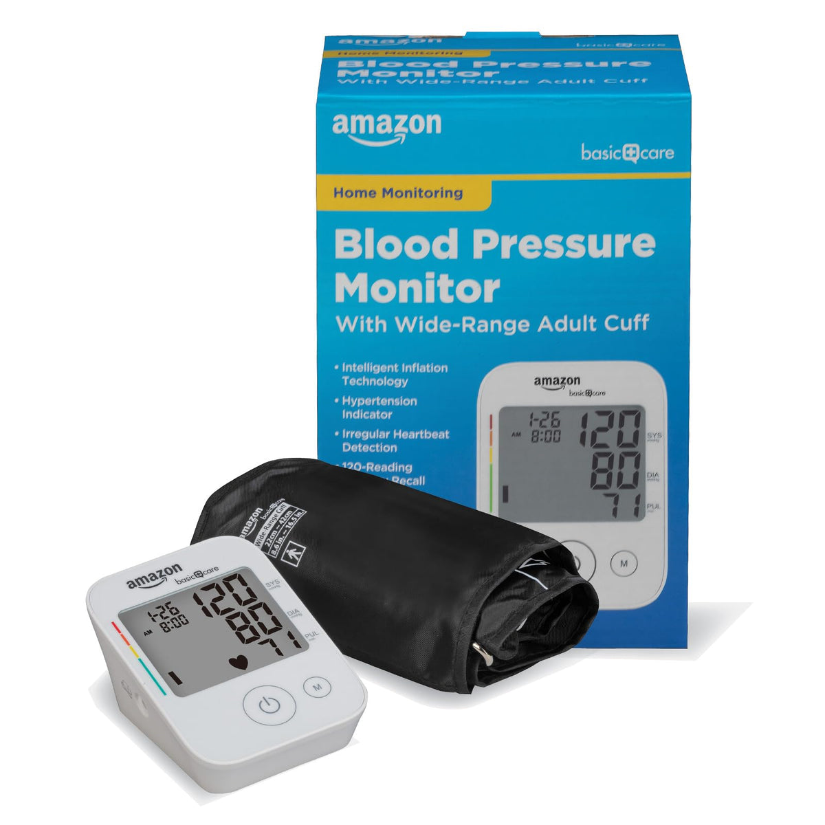 Blood Pressure Monitor with Wide Range Arm Cuff H6761
