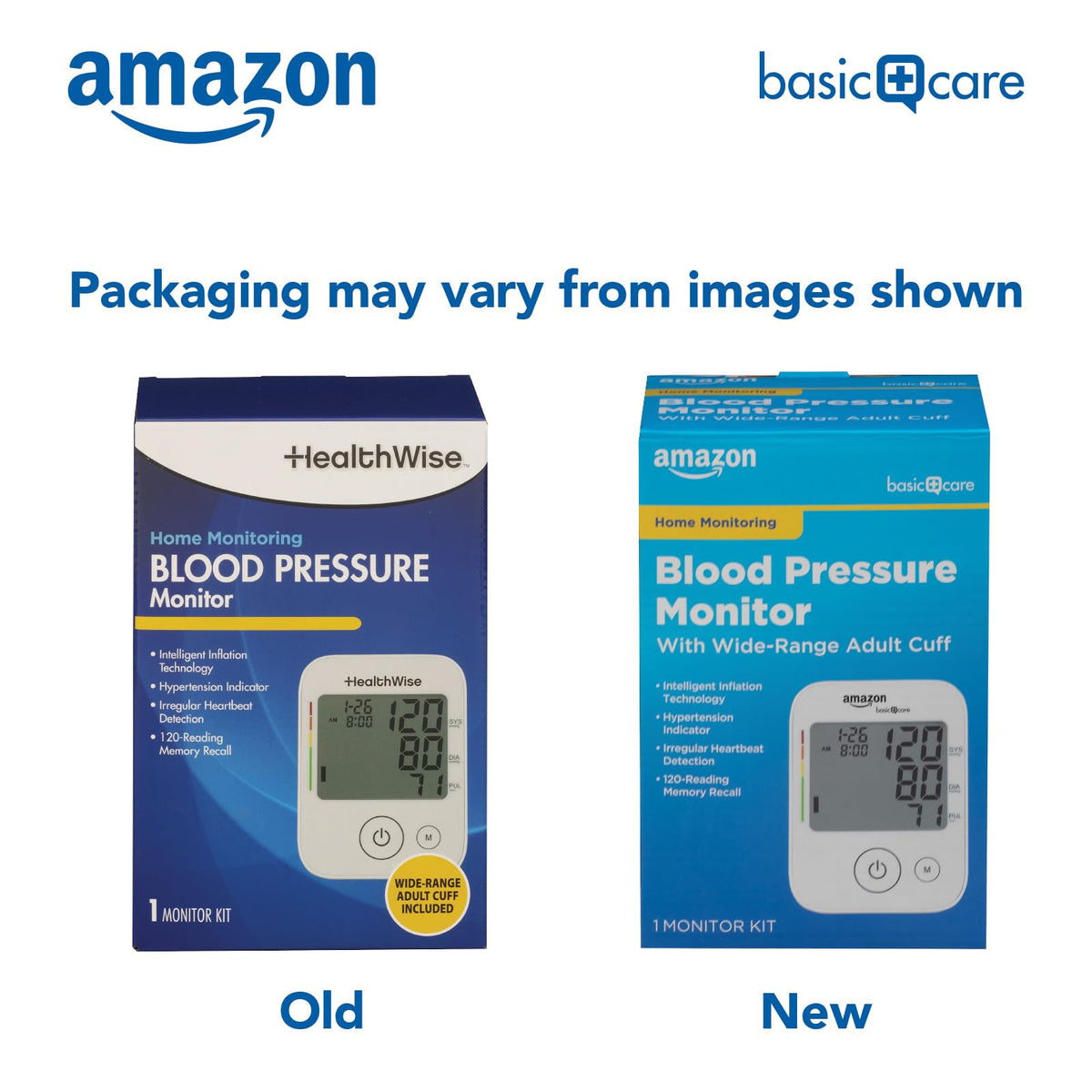 Blood Pressure Monitor with Wide Range Arm Cuff H6761