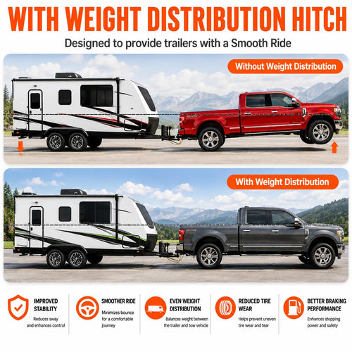 1,000 lb Weight Distribution Hitch with Sway Control C6496