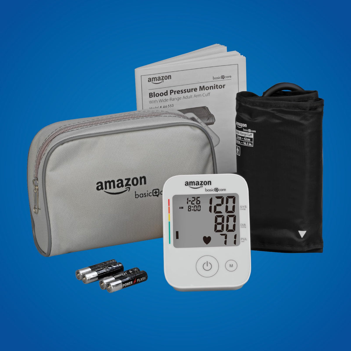 Blood Pressure Monitor with Wide Range Arm Cuff H6761