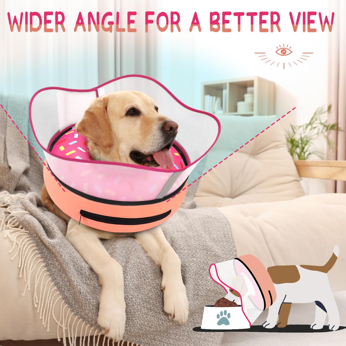 Inflatable Dog Cone Collar for Dogs L7584